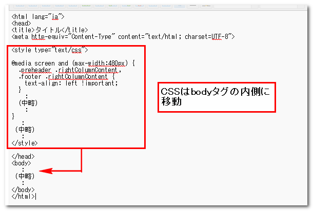 レスポンシブテンプレート使用時の注意1